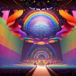 A visual representation of what synesthesia might look like.